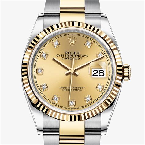 bracciale rolex oyster acciaio oro|Orologio Rolex Datejust 36 in acciaio Oystersteel e oro bianco .